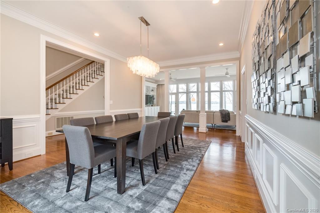 16133 North Point Road Huntersville, NC 28078 - Photo 12 of 42 a view of a dining room with furniture