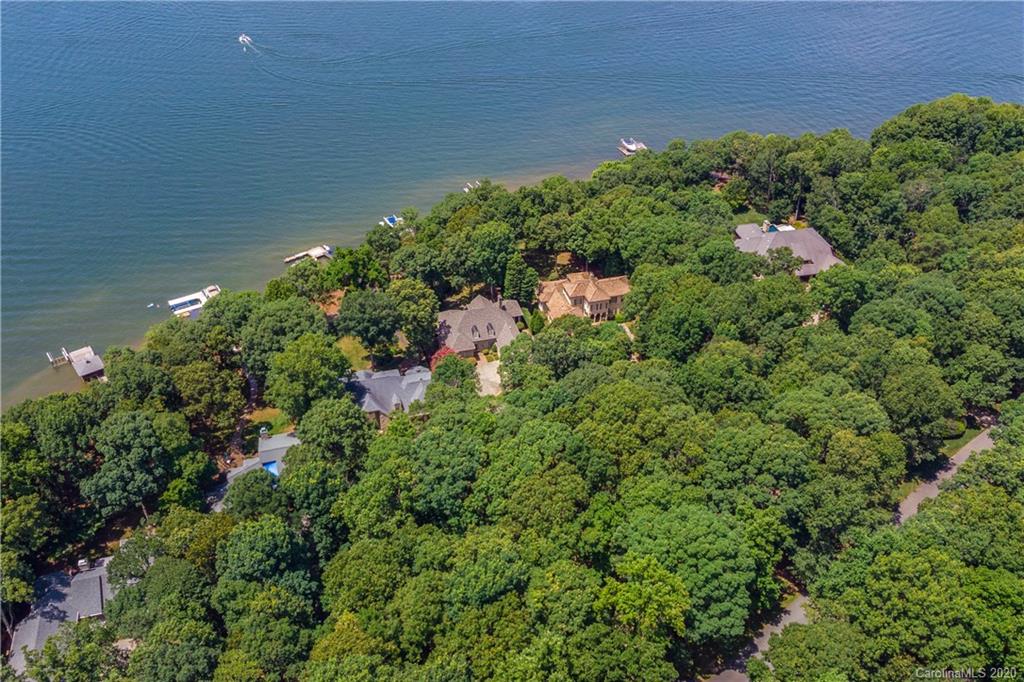 16133 North Point Road Huntersville, NC 28078 - Photo 37 of 42 an aerial view of a house with a yard
