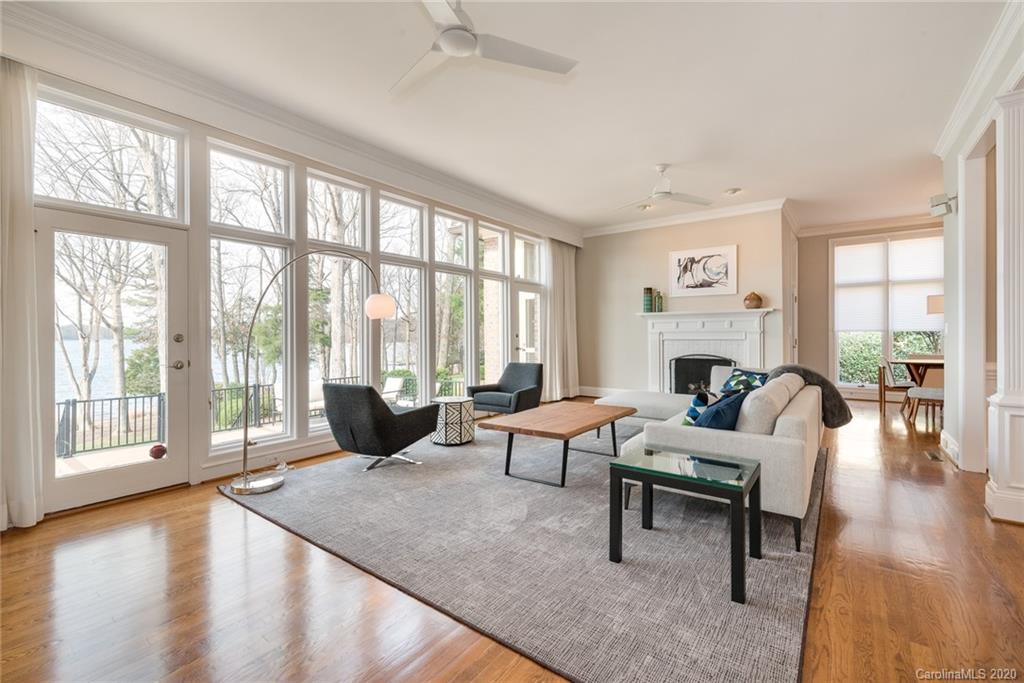 16133 North Point Road Huntersville, NC 28078 - Photo 5 of 42 a living room with furniture and a fireplace