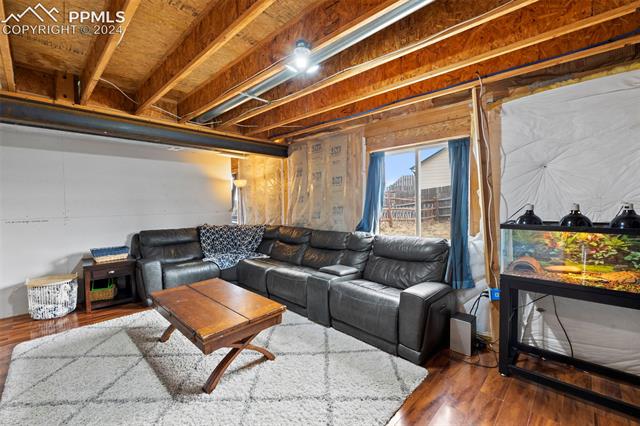 8205 Fort Smith Road Peyton, CO 80831 - Photo 34 of 49 Basement partially finished ready for you to make it your own