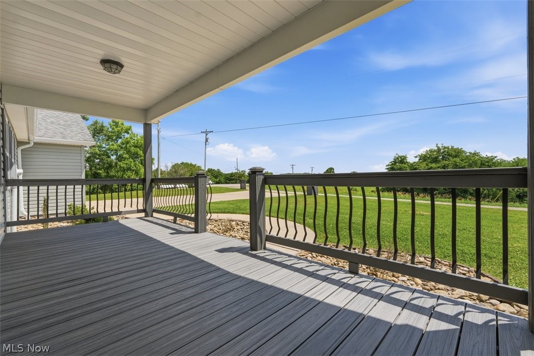 2575 Moody Ridge Road Vincent, OH 45784 - Photo 6 of 48 Covered front porch with composite deck boards