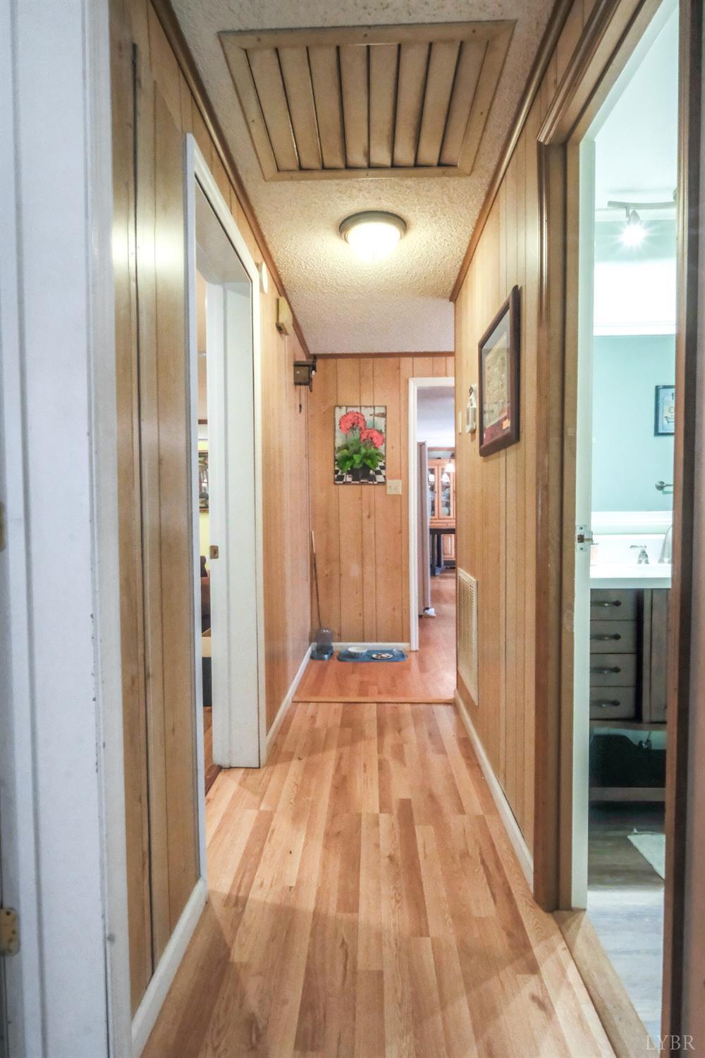200 Carden Road Phenix, VA 23959 - Photo 12 of 45 a view of hallway with wooden floor