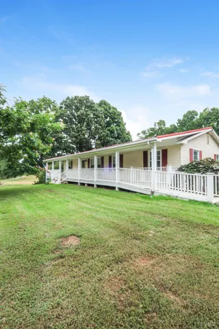 a view of a balcony with an outdoor space