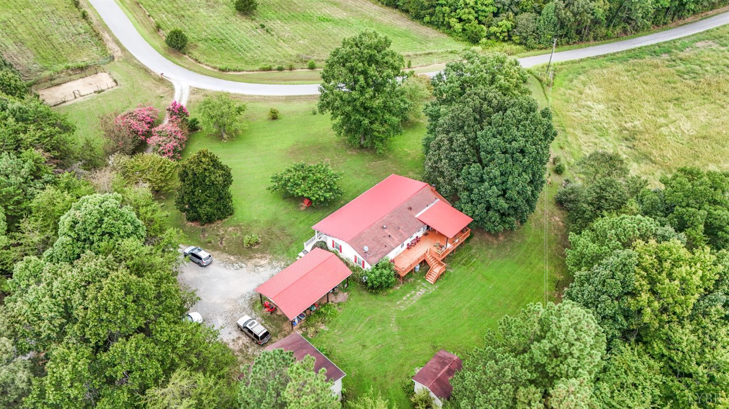200 Carden Road Phenix, VA 23959 - Photo 43 of 45 an aerial view of a house