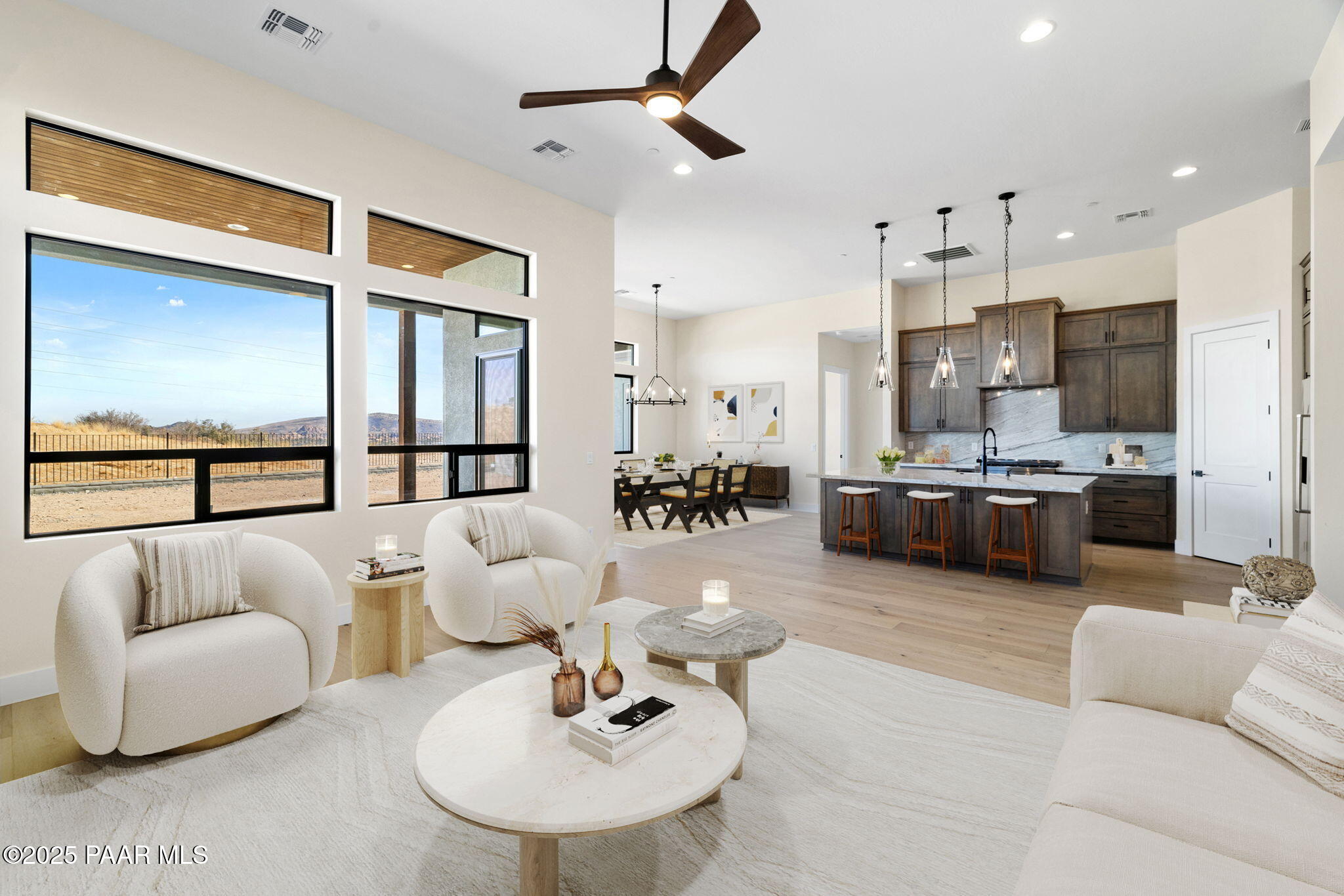 5649 Meridian Court Prescott, AZ 86305 - Photo 4 of 22 51-Living Room to Kitchen (1)_final (1)