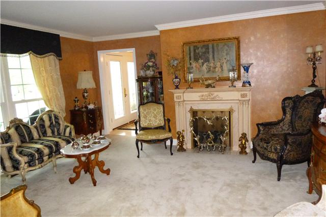 8476 Cedar Grove Road Cross Plains, TN 37049 - Photo 13 of 20 a living room with furniture and a fireplace