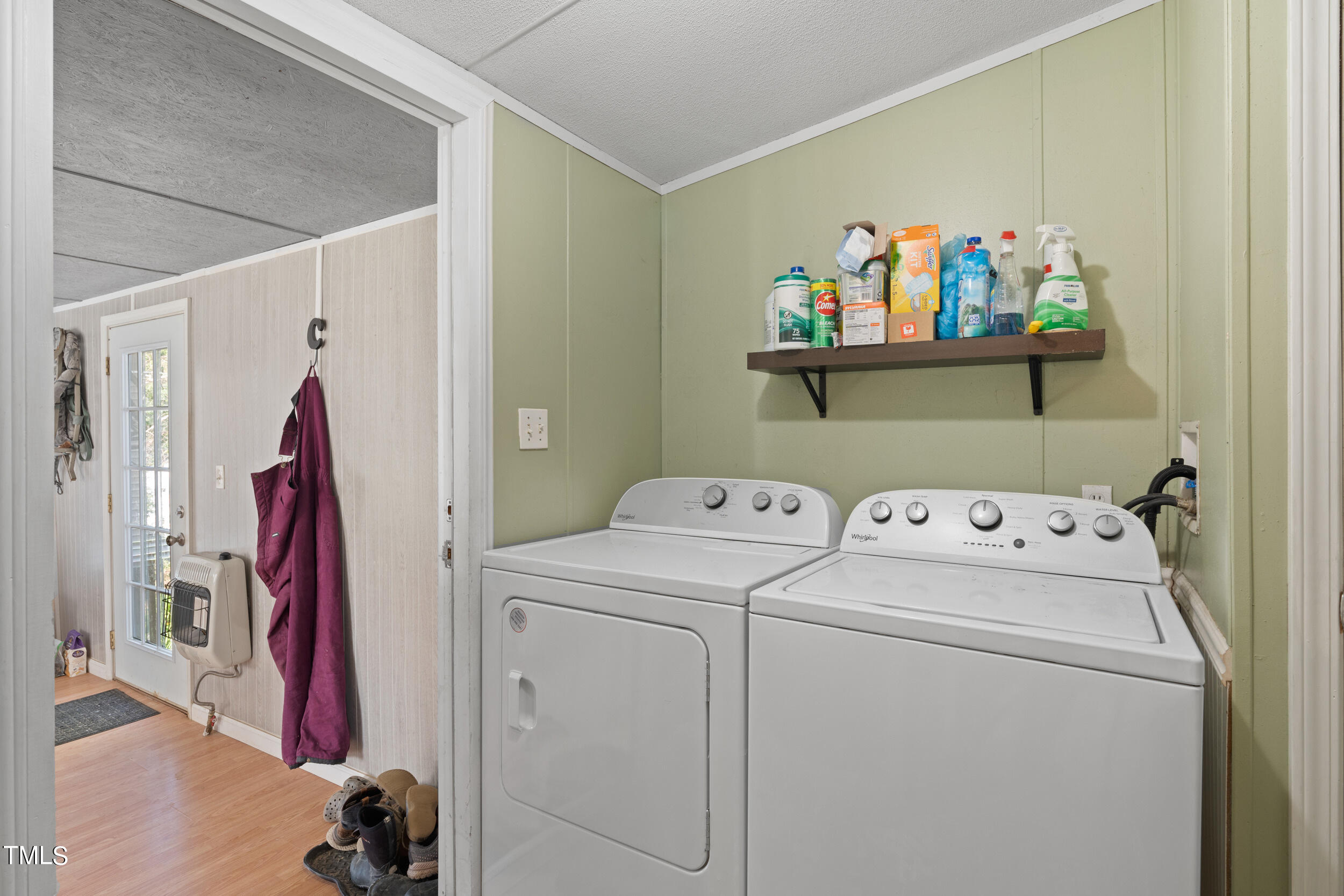 337 Horne Estate Road Carthage, NC 28327 - Photo 12 of 51 a view of storage and utility room with a washer and dryer