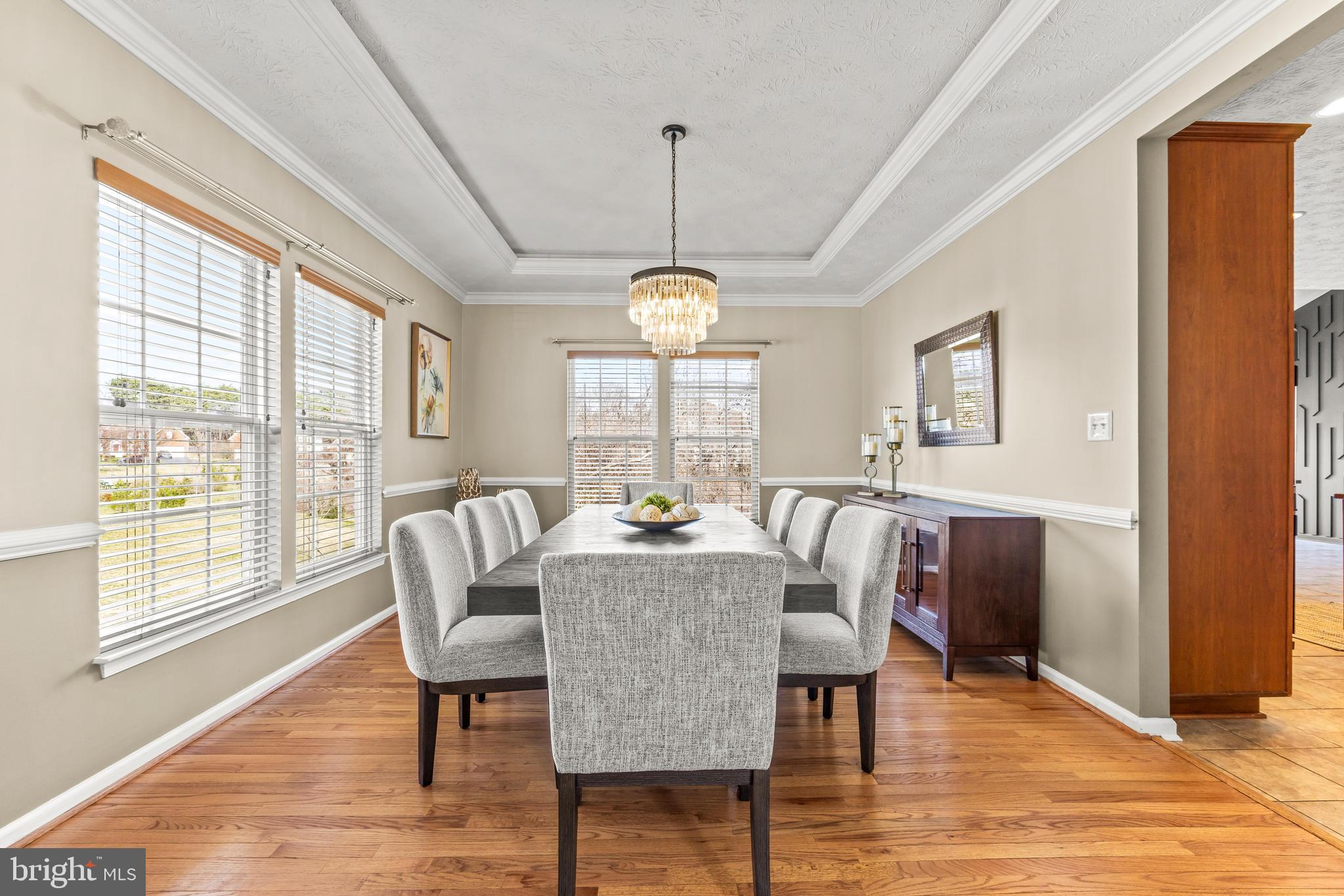 1717 Maco Drive Hanover, MD 21076 - Photo 25 of 93 a view of a dining room with furniture window and wooden floor