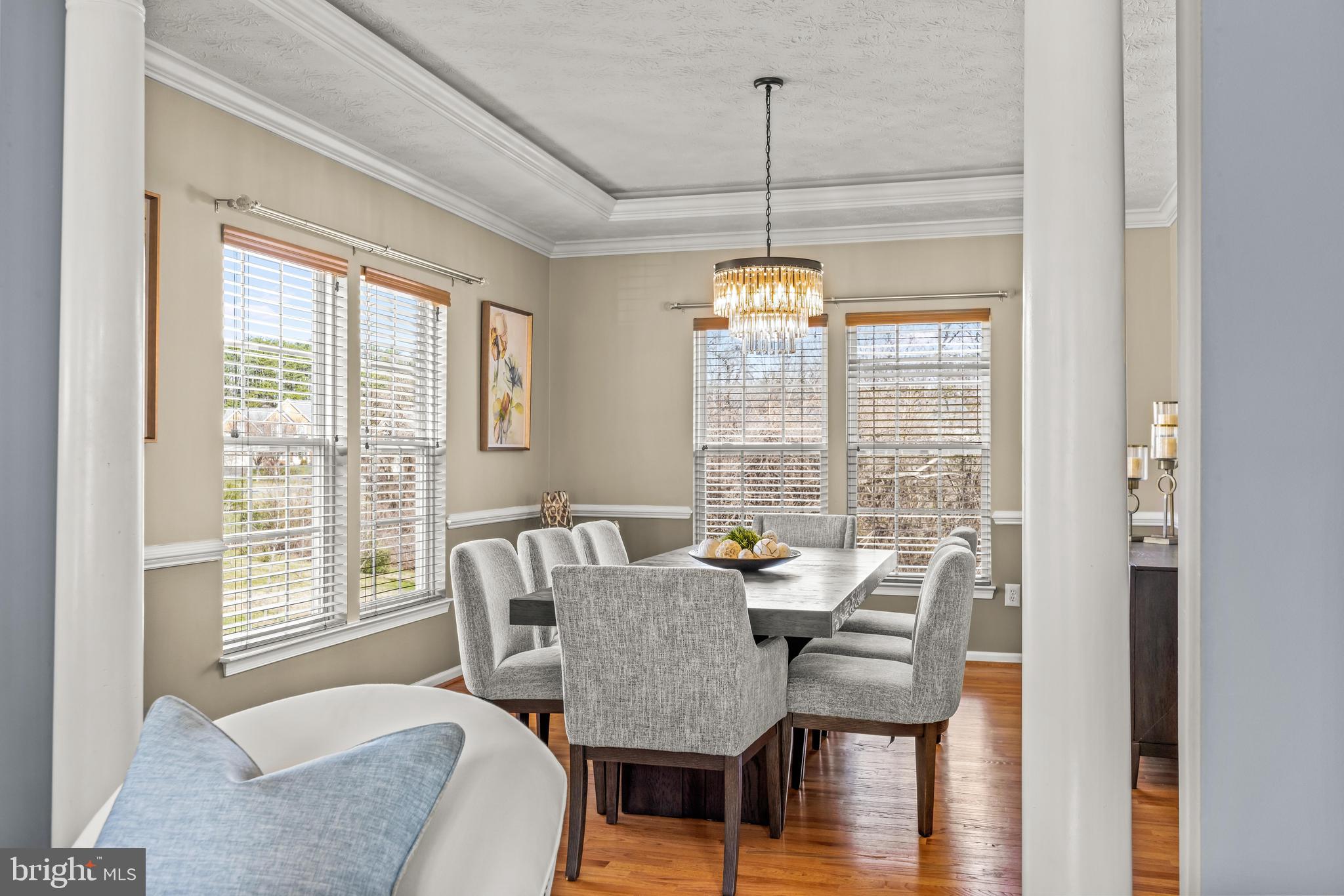1717 Maco Drive Hanover, MD 21076 - Photo 30 of 93 a view of a dining room with furniture window and wooden floor