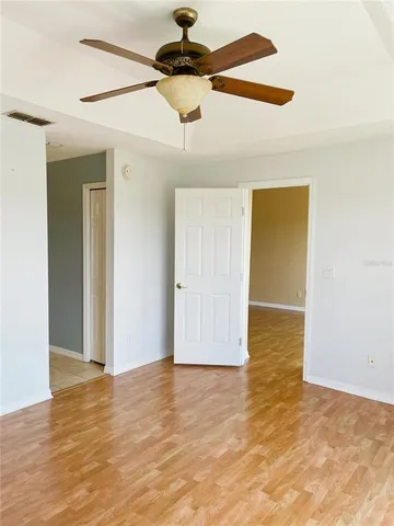 a view of small space with racks on the wall