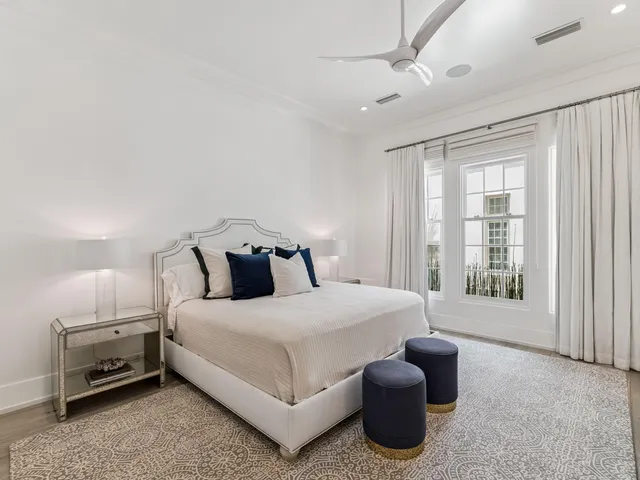 a bathroom with a sink vanity and mirror