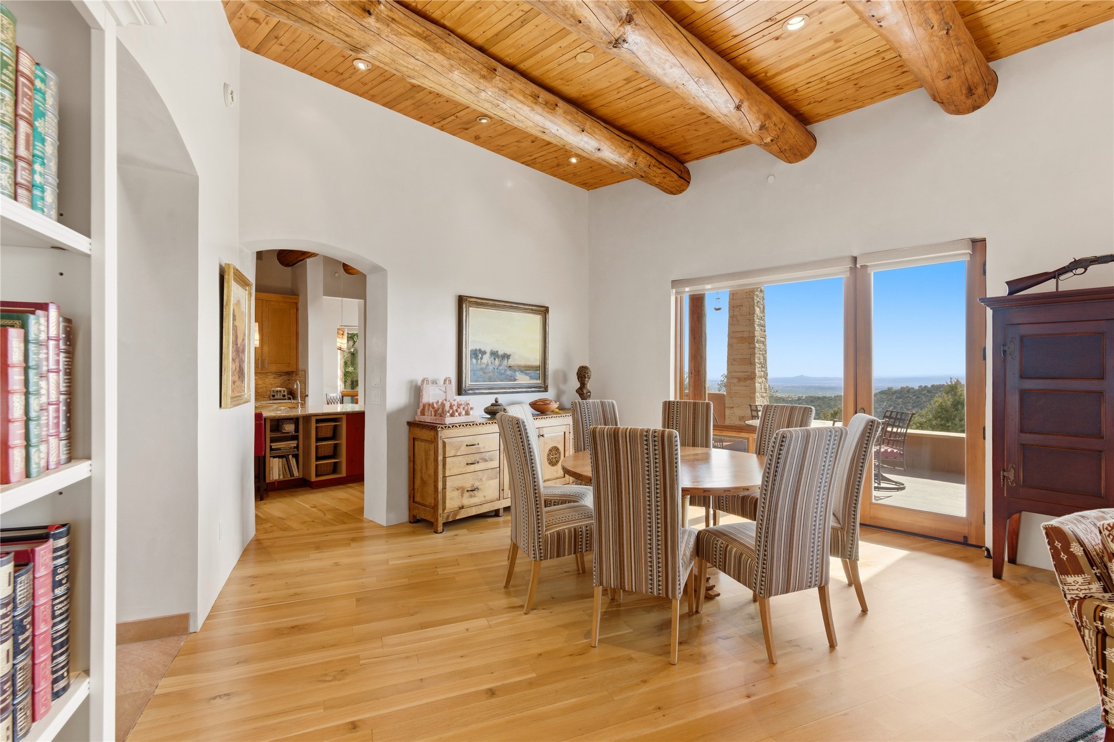 1008 South Summit Ridge Santa Fe, NM 87501 - Photo 13 of 42 Dining Room with its own Portal access
