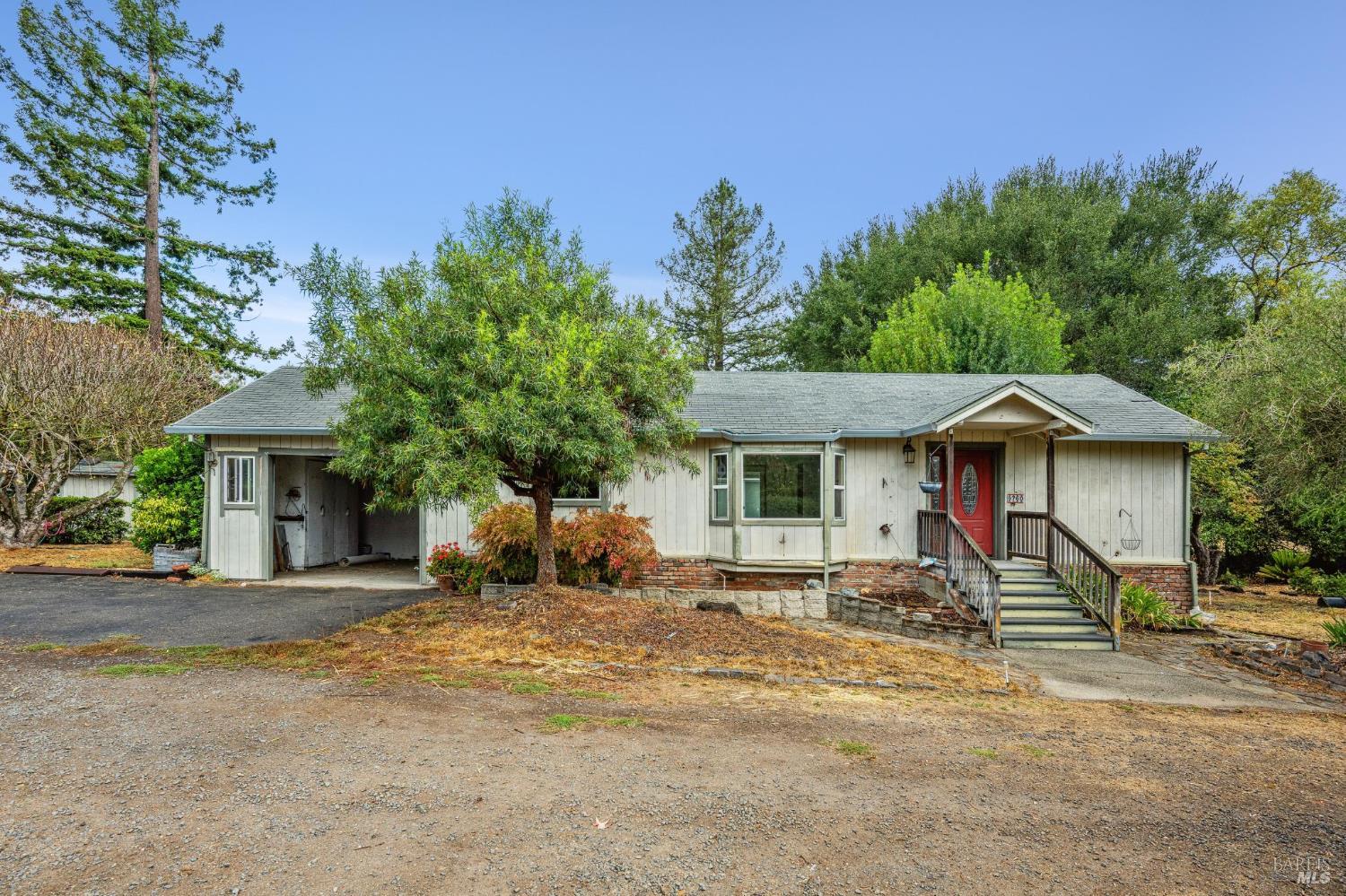 9760 Willow Avenue Cotati, CA 94931 - Photo 32 of 63 a front view of a house with a yard