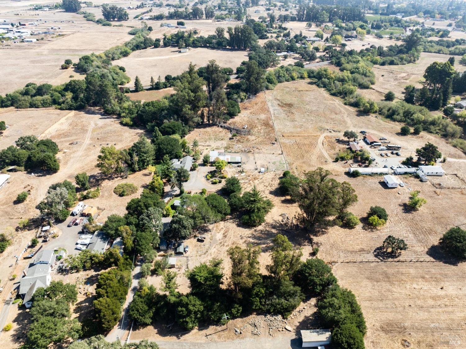 9760 Willow Avenue Cotati, CA 94931 - Photo 59 of 63 an aerial view of residential houses with outdoor space