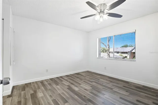 wooden floor in an empty room