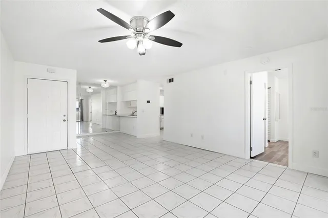 a view of an empty room