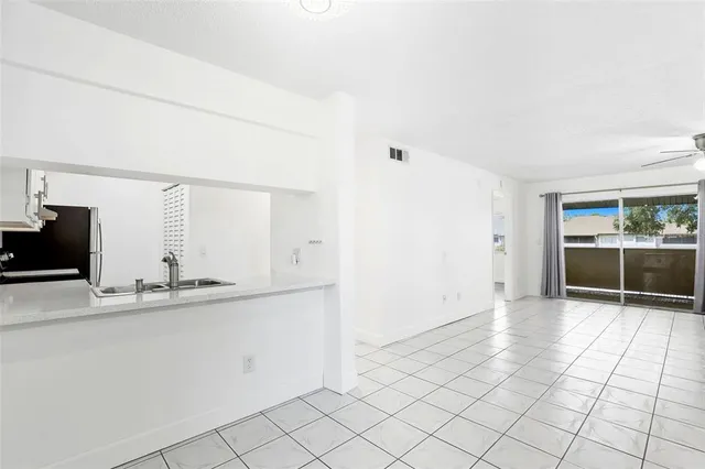 a close view of kitchen sink