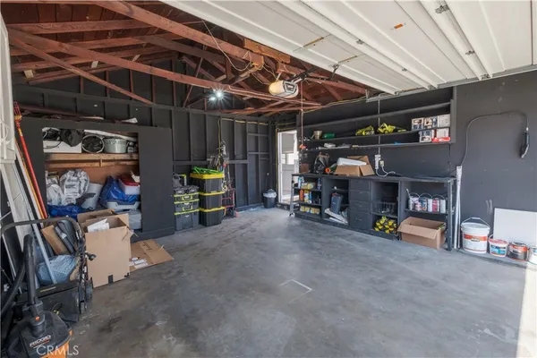 a view of storage and utility room