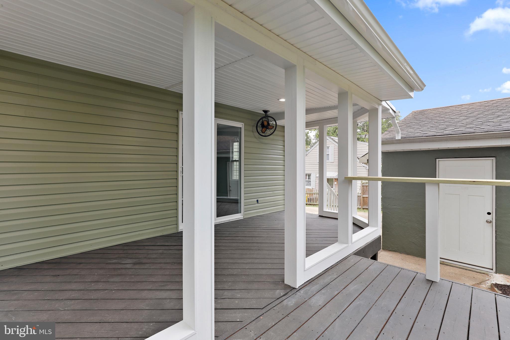 410 West Maple Road Linthicum Heights, MD 21090 - Photo 54 of 58 Rear Deck off Kitchen