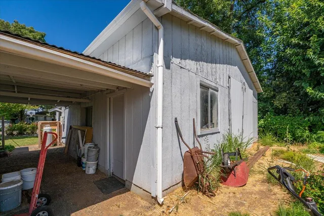 a view of storage and utility room