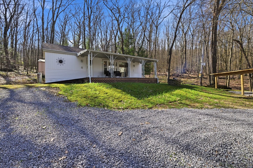 356 German Hill Road Tionesta, PA 16353 - Photo 22 of 37 a view of a backyard with large trees