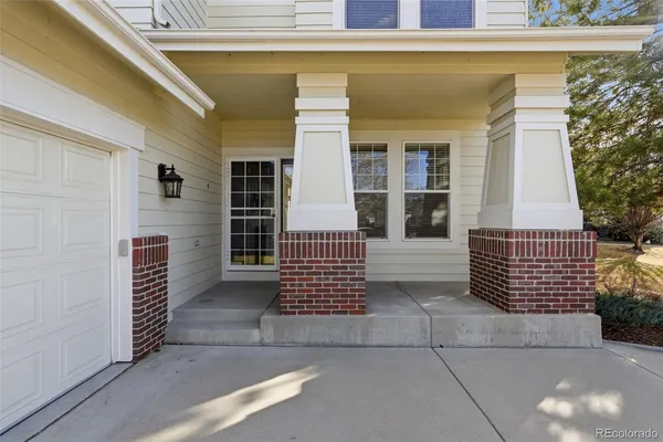 a view of front door of house