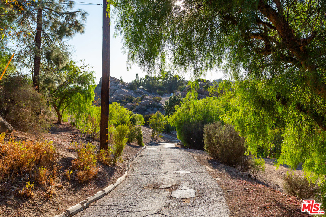7429 Studio Road West Hills, CA 91304 - Photo 2 of 44 a view of a yard with plants and trees