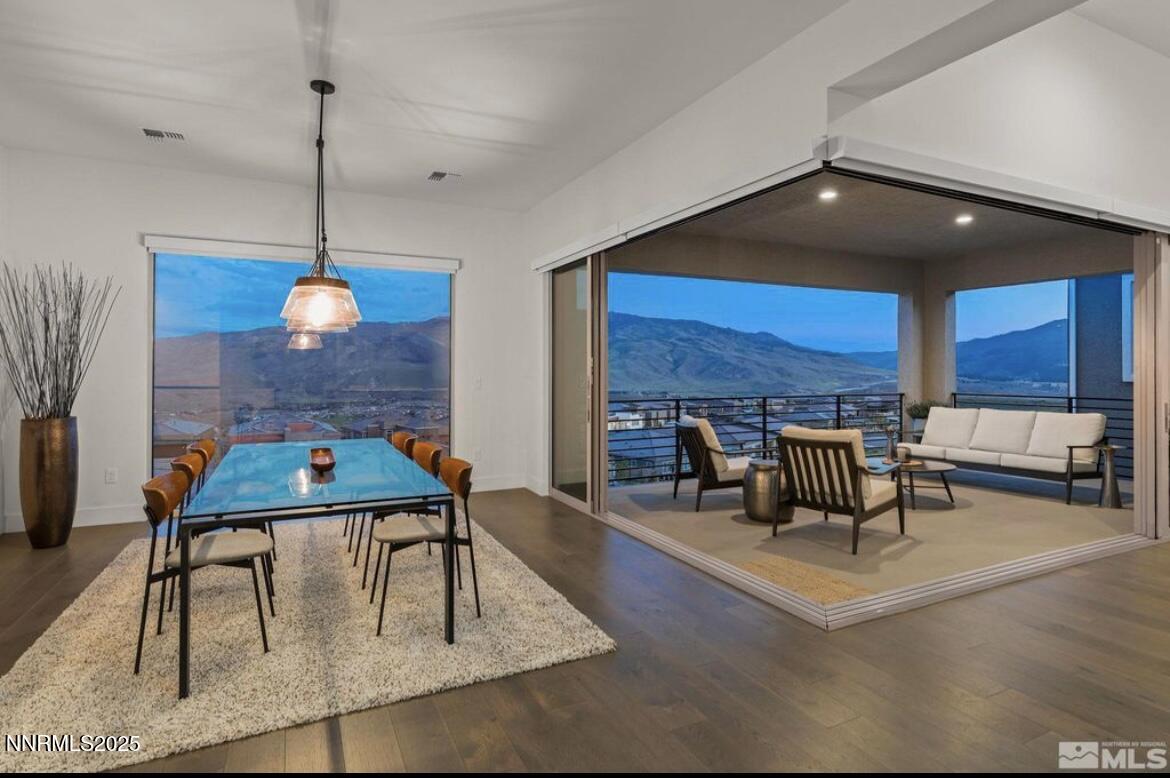 9176 Graycliff Lane Reno, NV 89523 - Photo 2 of 54 evening shot dining deck