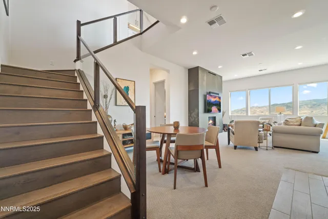 a view of a livingroom with gym equipment