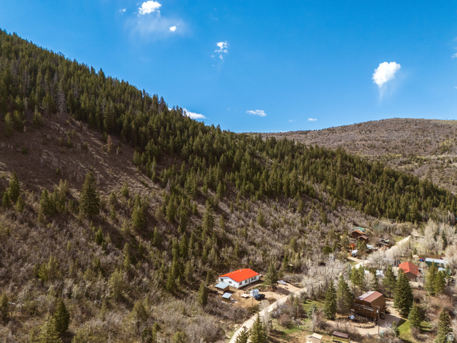 3902 Beaver Creek Road Kamas, UT 84036 - Photo 29 of 33 Aerial view of property with red metal roof