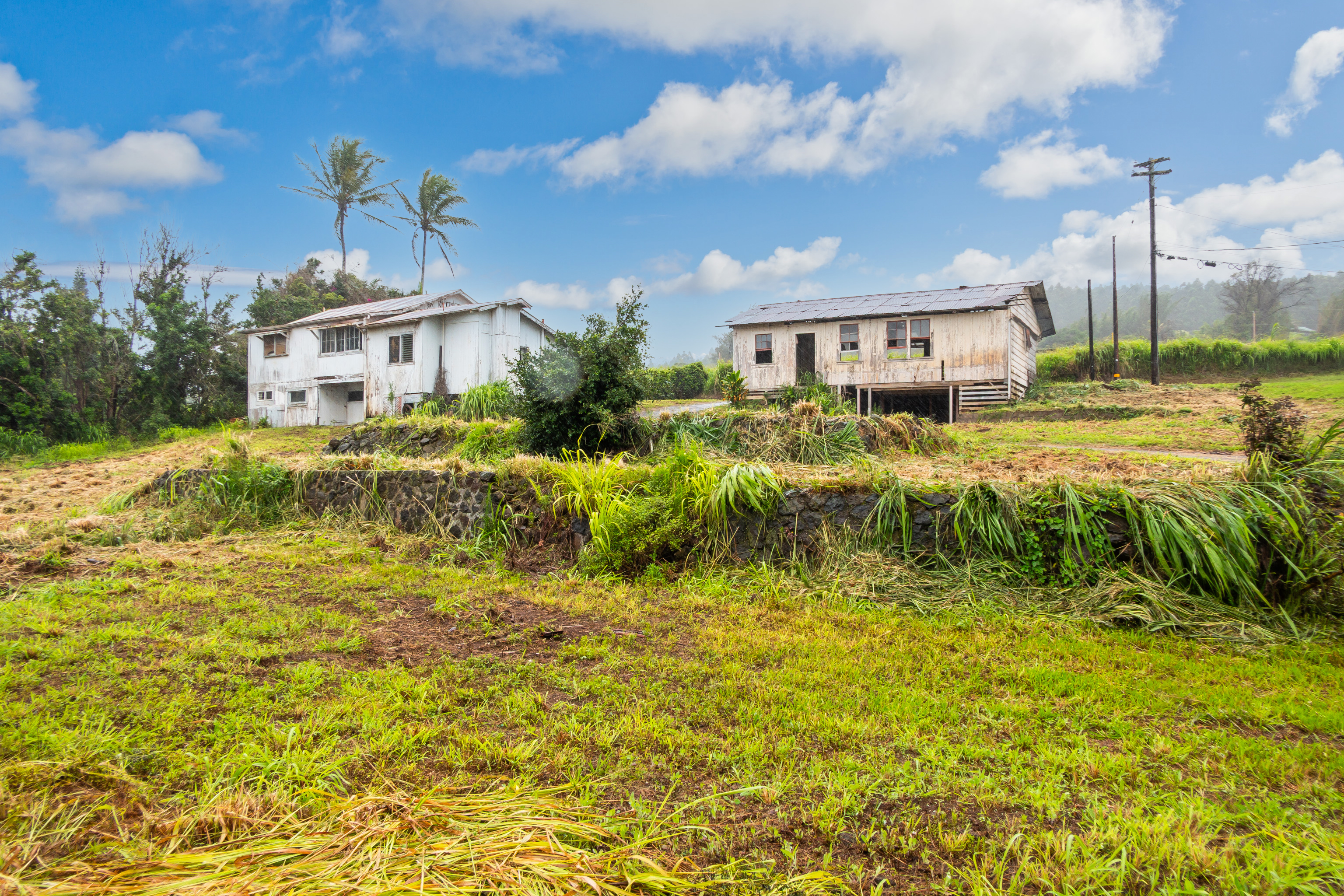 44-2906 Kalopa Road Honokaa, HI 96727 - Photo 20 of 29 a front view of a house with a yard table and chairs