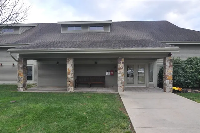 a view of a house with a porch