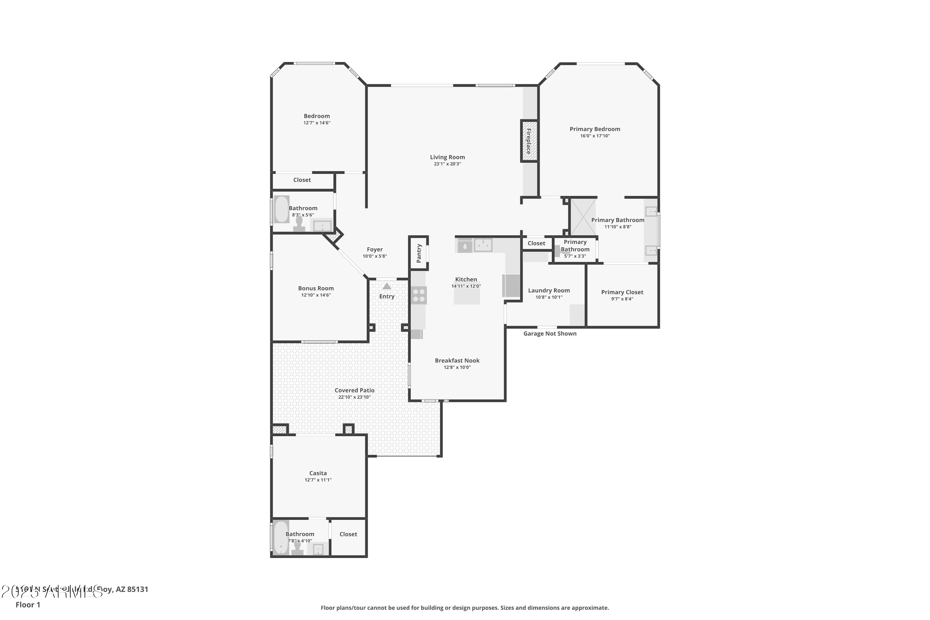 5161 North Scottsdale Road Eloy, AZ 85131 - Photo 58 of 58 a picture of floor plan