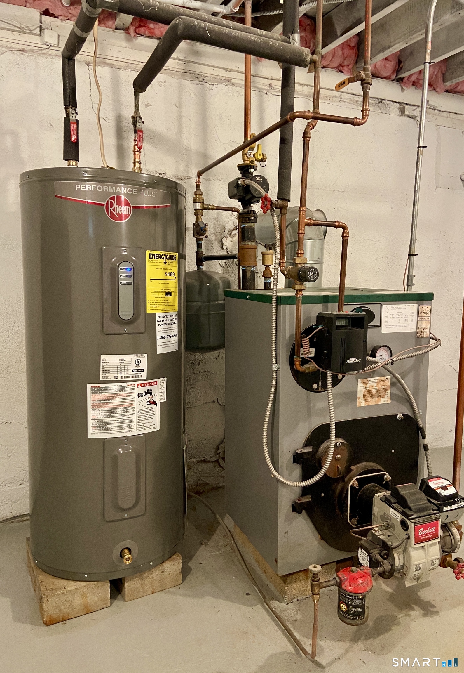 57 Barry Road Coventry, CT 06238 - Photo 22 of 32 Oil Boiler and Brand New H/W Heater