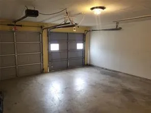a view of a garage