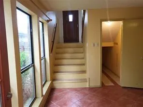 a view of entryway with a front door