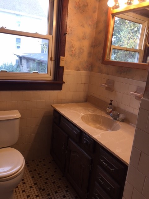 76 Larch Street Pawtucket, RI 02860 - Photo 12 of 16 Tile Full Bath with Tile Floor