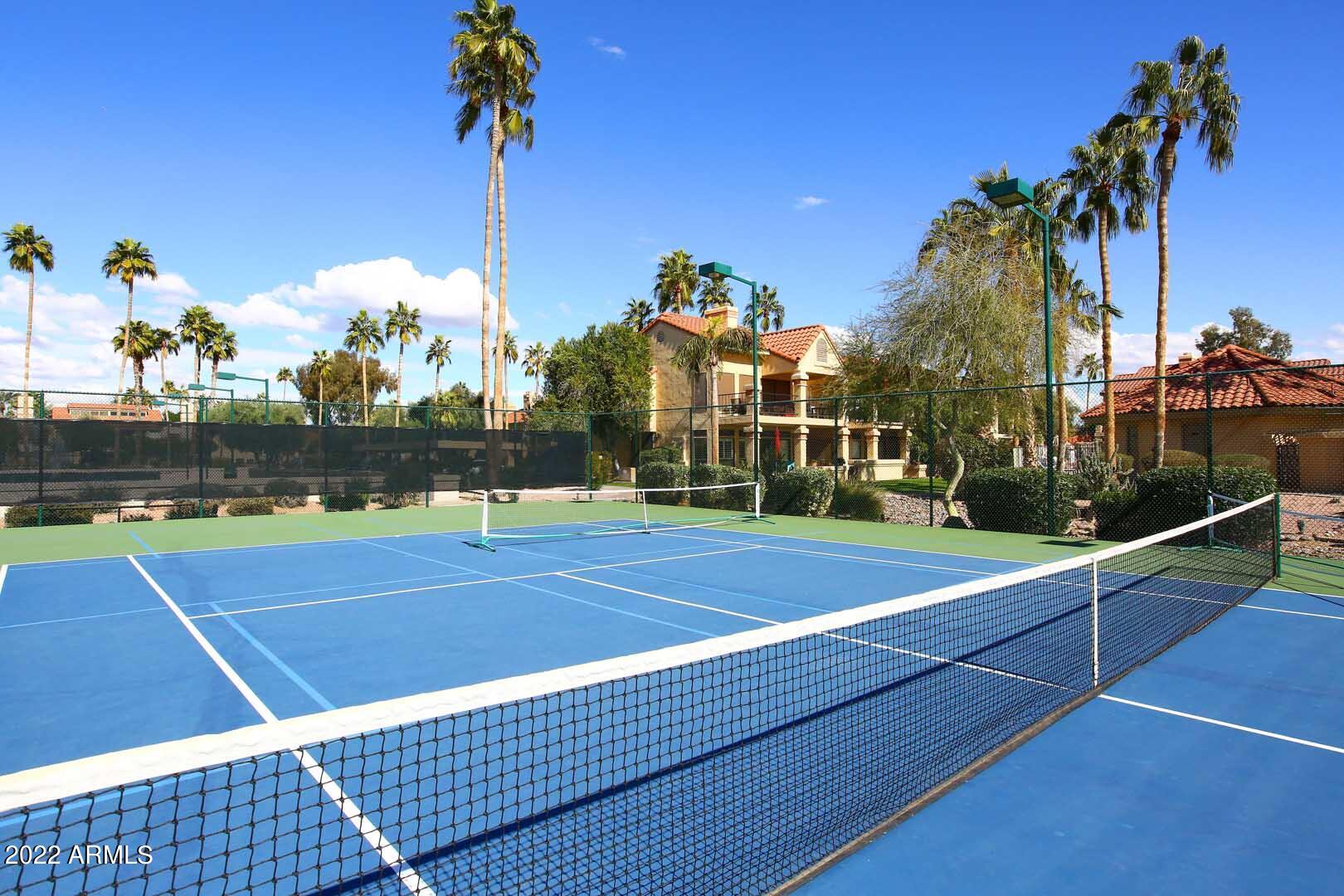 9705 East Mountain View Road, Unit 1032 Scottsdale, AZ 85258 - Photo 45 of 51 The Racquet Club-Pickleball Court