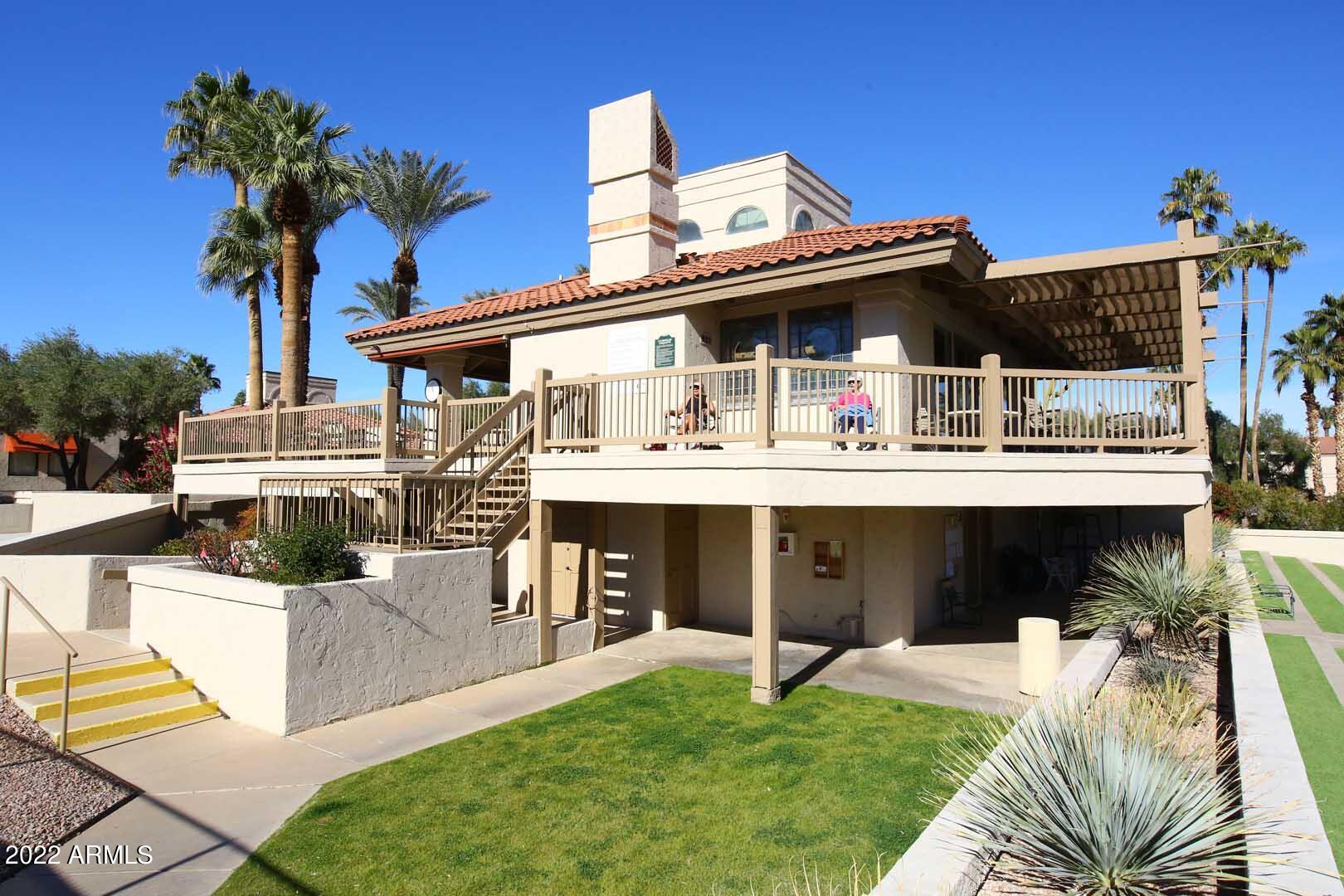 9705 East Mountain View Road, Unit 1032 Scottsdale, AZ 85258 - Photo 51 of 51 The Raquet Club-Clubhouse Deck