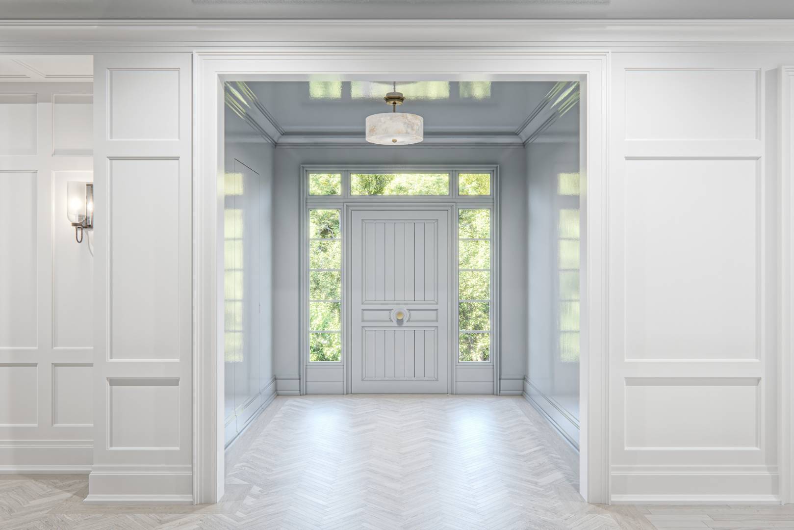 Undisclosed Address Southampton, NY 11968 - Photo 6 of 15 wooden floor and window in an empty room