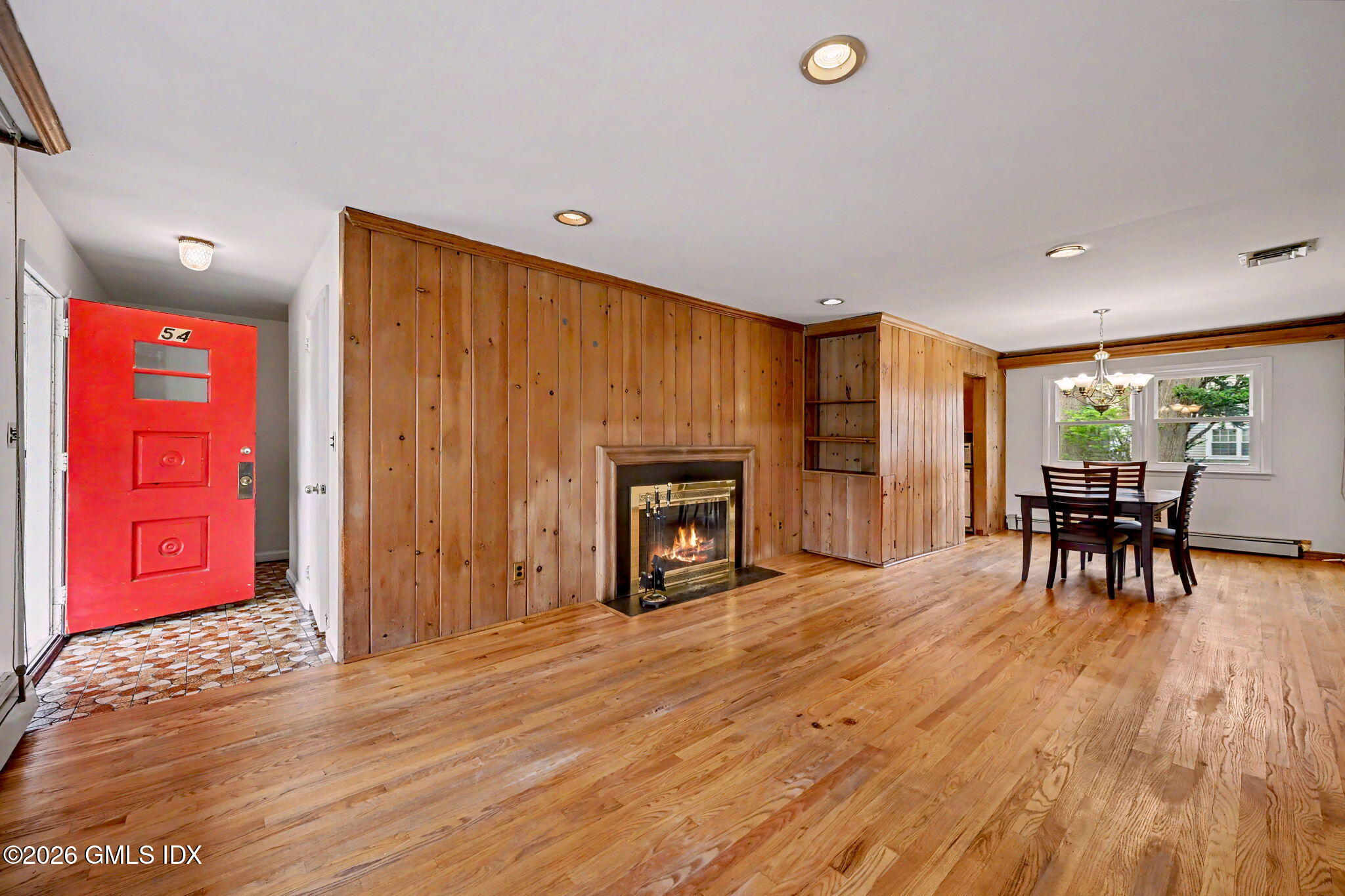 54 Merriman Road Stamford, CT 06905 - Photo 2 of 20 Living Room/Dining Area