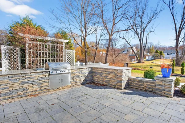 a view of outdoor space and deck