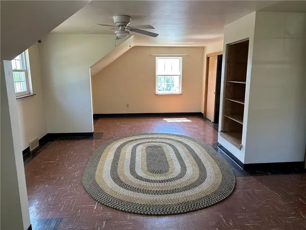 a view of livingroom with washer and dryer