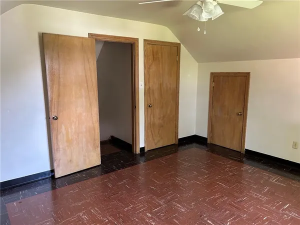 a view of a room with a space