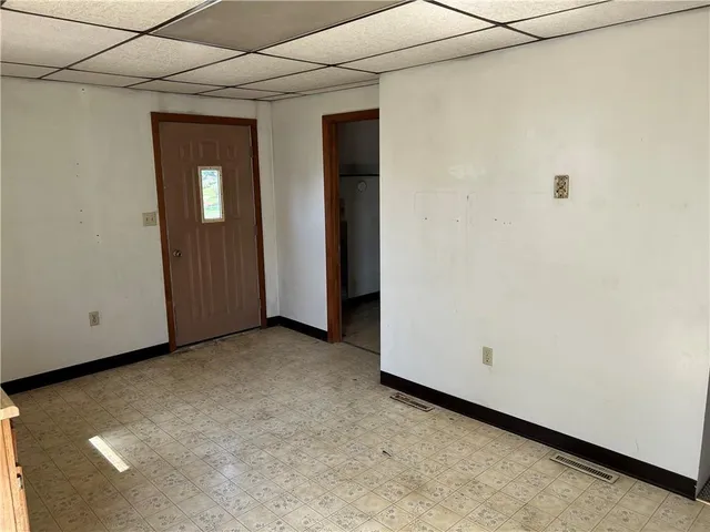 a view of a room with closet