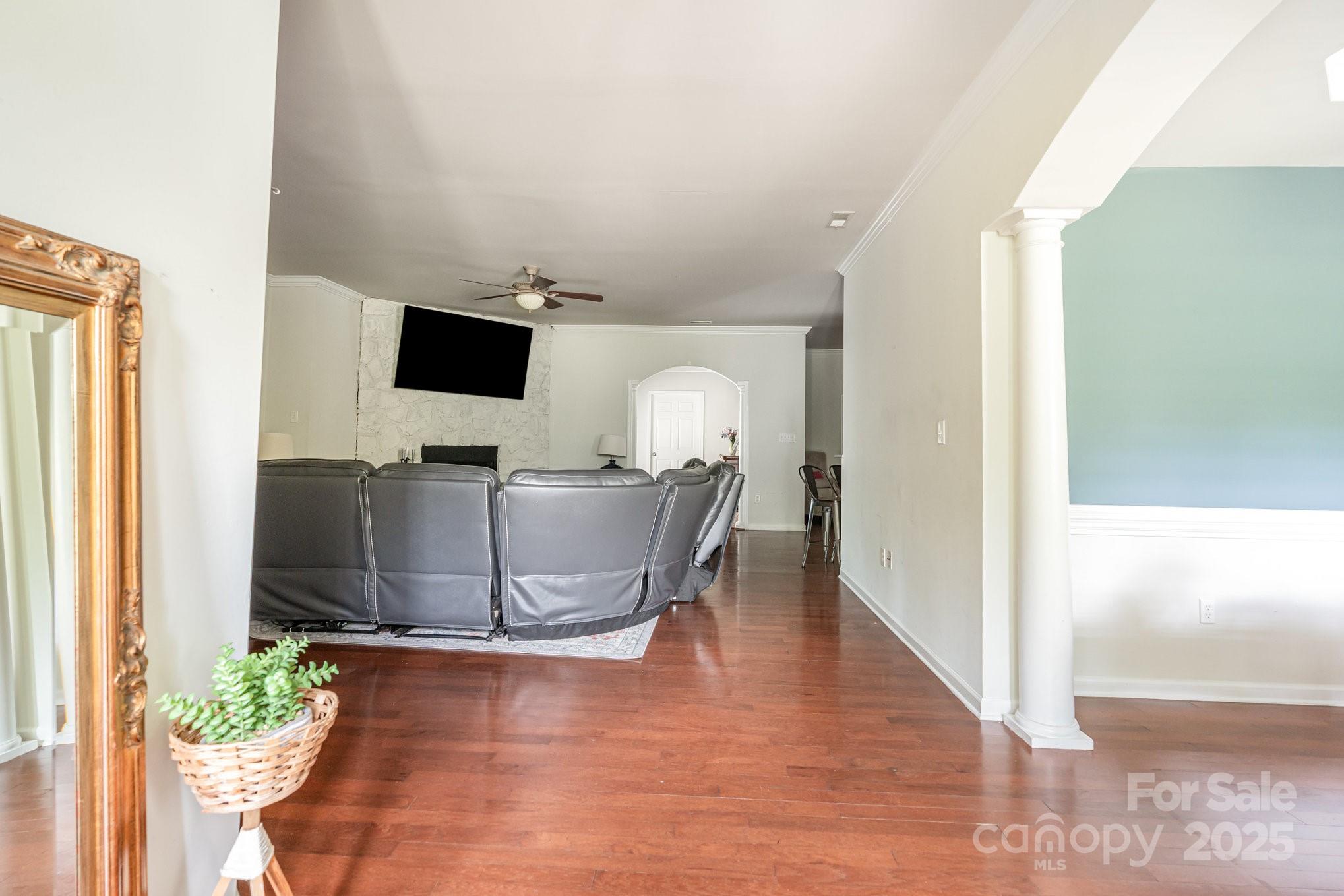 306 Nance Road Charlotte, NC 28214 - Photo 8 of 40 a living room with furniture and a flat screen tv