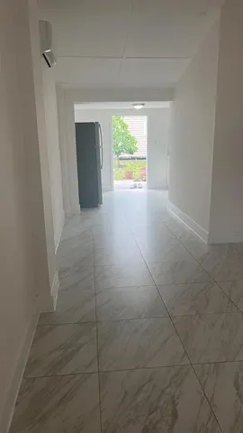 a view of hallway with window