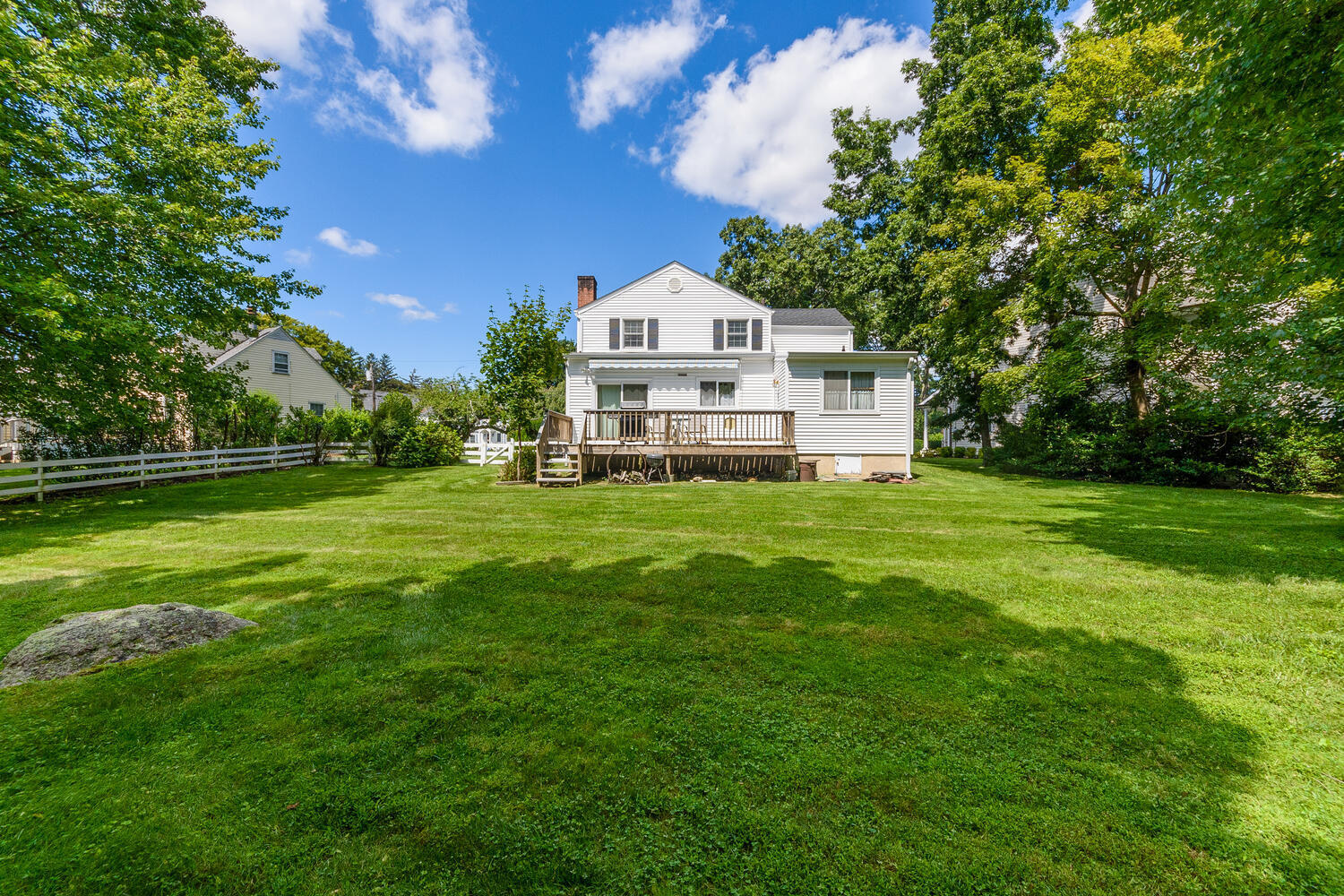 15 Miles Road Darien, CT 06820 - Photo 17 of 23 a view of a house with a big yard