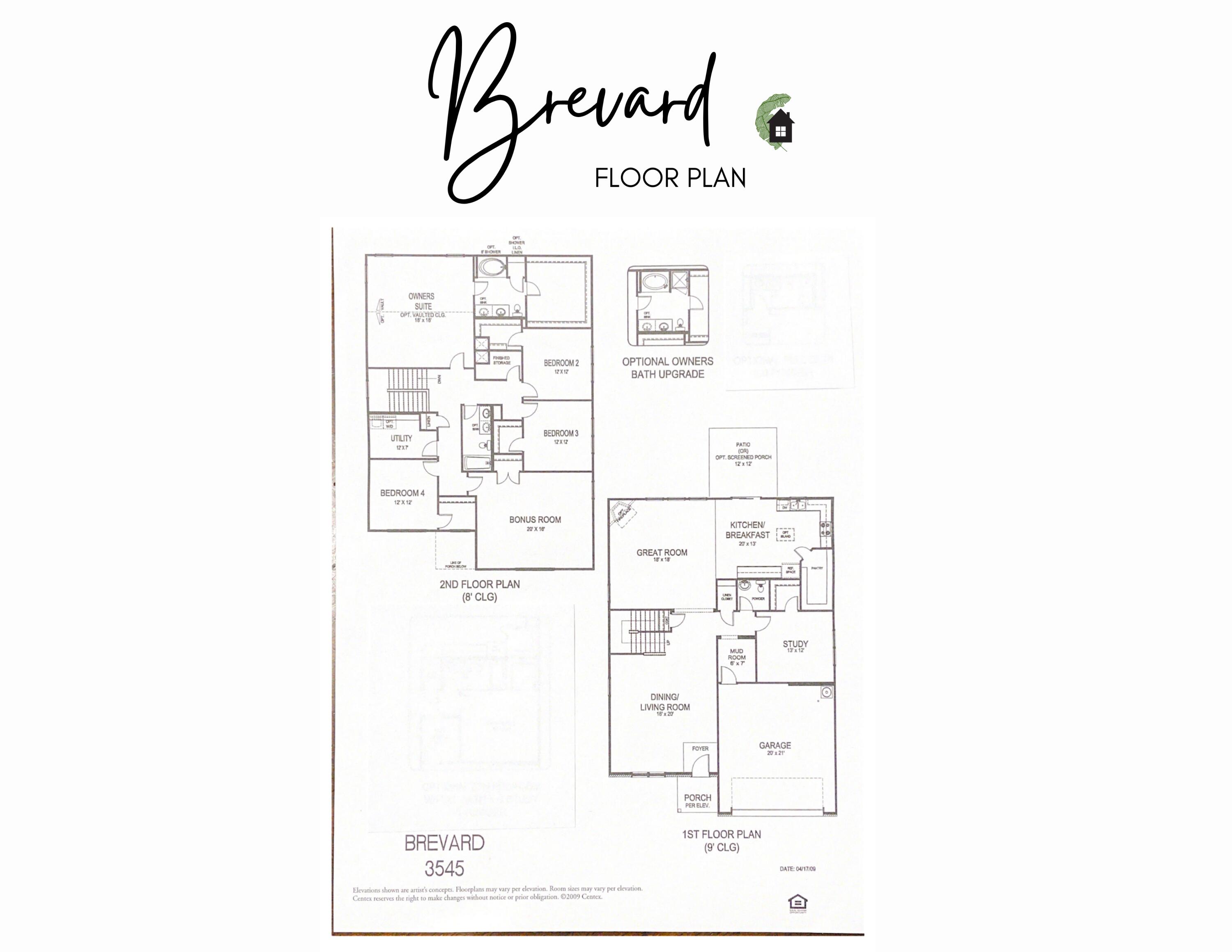 192 Decatur Drive Summerville, SC 29486 - Photo 46 of 46 Brevard Floor Plan