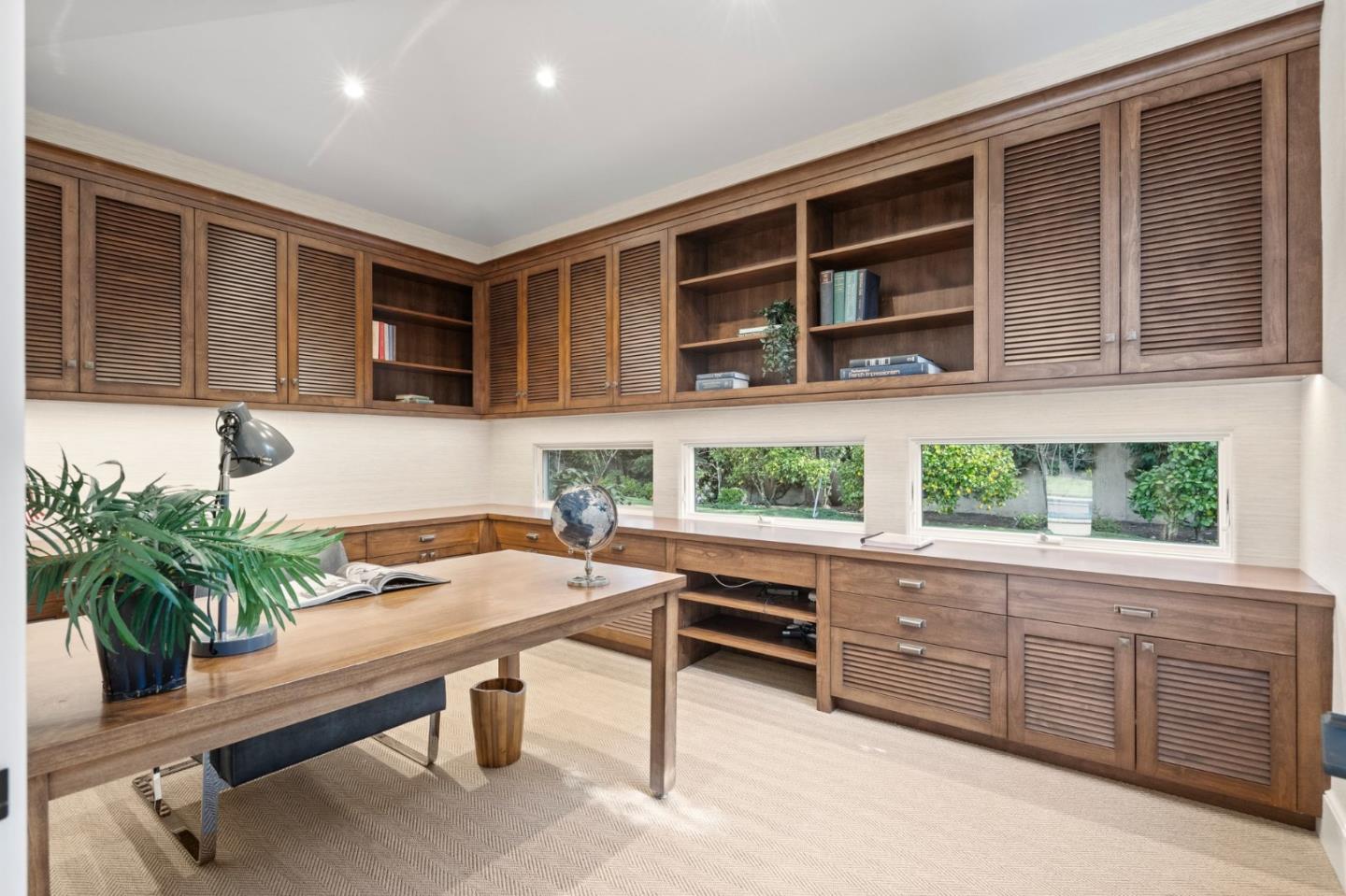 2 Lane Place Atherton, CA 94027 - Photo 31 of 35 a room with furniture window and potted plant